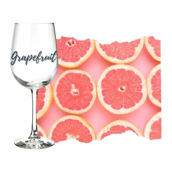 Grapefruit Aroma im Weinglas